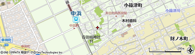 鳥取県境港市小篠津町929周辺の地図