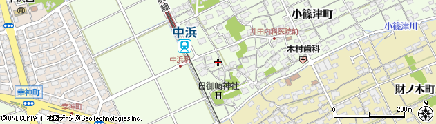 鳥取県境港市小篠津町1119周辺の地図