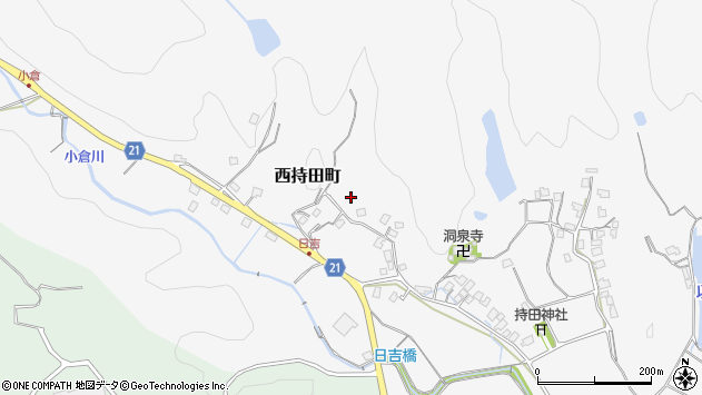 〒690-0815 島根県松江市西持田町の地図