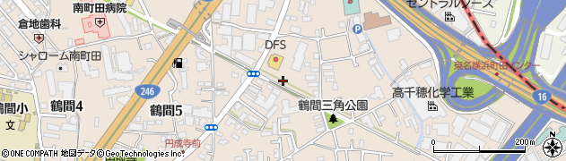 東京都町田市鶴間7丁目7周辺の地図