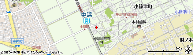 鳥取県境港市小篠津町1117周辺の地図
