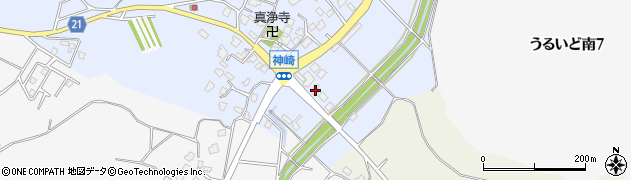 千葉県市原市神崎519周辺の地図