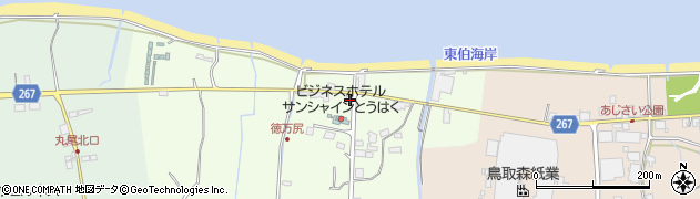 鳥取県東伯郡琴浦町徳万425周辺の地図