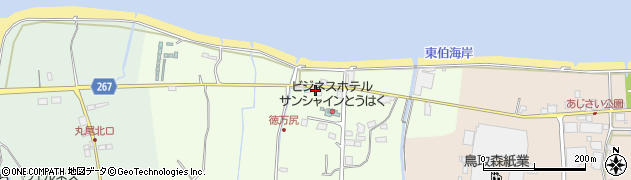 鳥取県東伯郡琴浦町徳万694周辺の地図