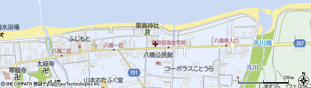 鳥取県東伯郡琴浦町八橋235周辺の地図