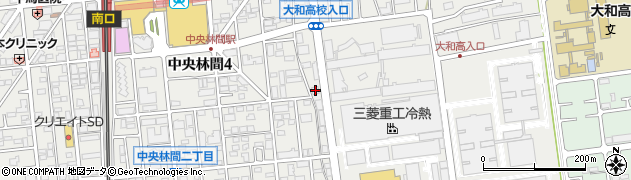 神奈川県大和市中央林間4丁目29周辺の地図