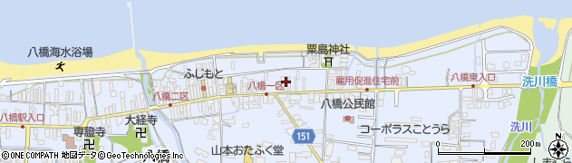 鳥取県東伯郡琴浦町八橋276周辺の地図