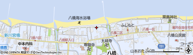 鳥取県東伯郡琴浦町八橋518周辺の地図
