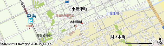 鳥取県境港市小篠津町860周辺の地図