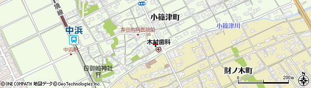 鳥取県境港市小篠津町894周辺の地図