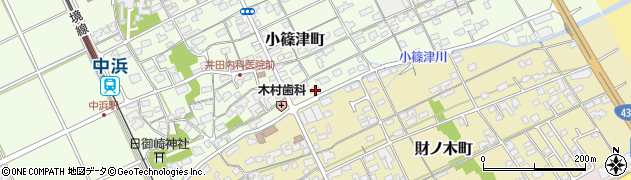 鳥取県境港市小篠津町560周辺の地図