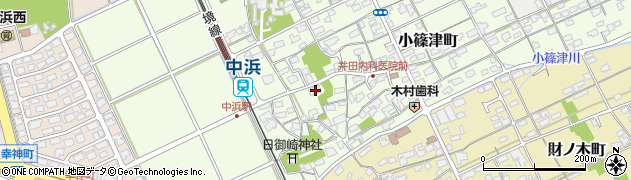 鳥取県境港市小篠津町941周辺の地図