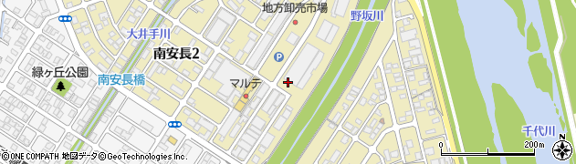 鳥取県鳥取市南安長周辺の地図