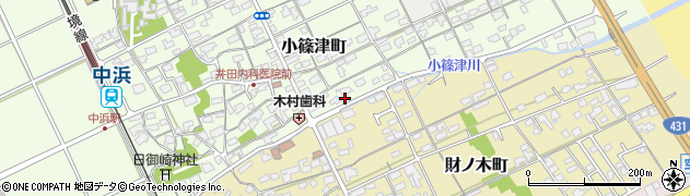 鳥取県境港市小篠津町559周辺の地図