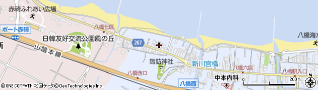 鳥取県東伯郡琴浦町八橋1584周辺の地図