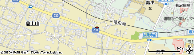 上山公民館周辺の地図