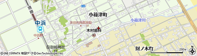 鳥取県境港市小篠津町861周辺の地図