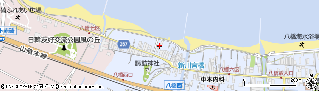 鳥取県東伯郡琴浦町八橋1560周辺の地図
