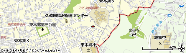 東本郷第五公園周辺の地図