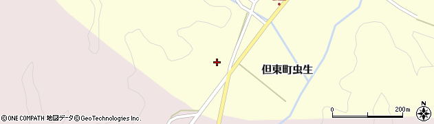 兵庫県豊岡市但東町虫生37周辺の地図