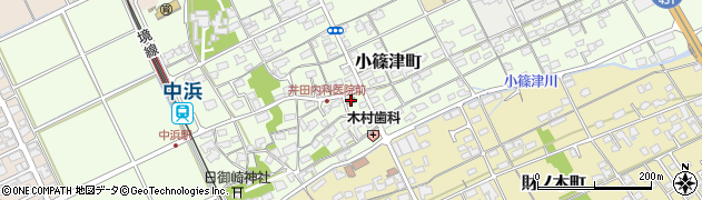 鳥取県境港市小篠津町897周辺の地図