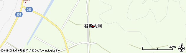 岐阜県揖斐川町（揖斐郡）谷汲大洞周辺の地図
