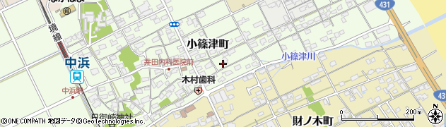 鳥取県境港市小篠津町546周辺の地図