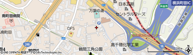 東京都町田市鶴間周辺の地図