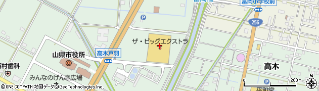 大垣共立銀行ザ・ビッグエクストラ山県店 ＡＴＭ周辺の地図