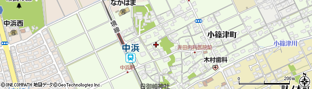 鳥取県境港市小篠津町958周辺の地図