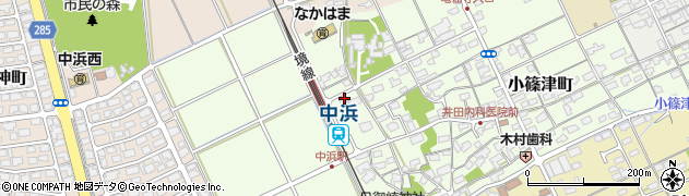 鳥取県境港市小篠津町975周辺の地図