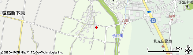 鳥取県鳥取市気高町八幡203周辺の地図