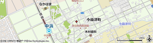 鳥取県境港市小篠津町499周辺の地図
