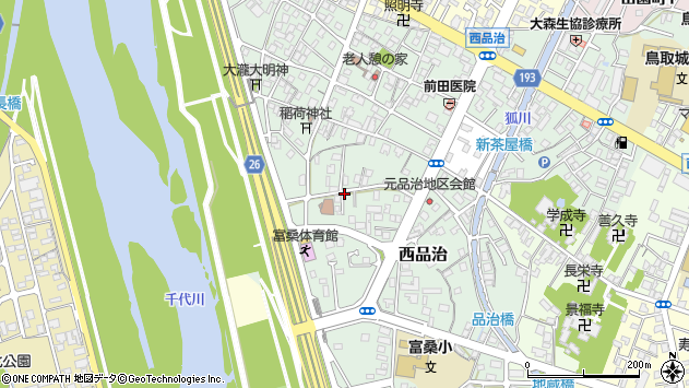 〒680-0811 鳥取県鳥取市西品治の地図