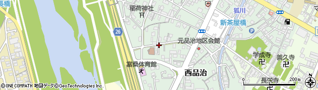 鳥取県鳥取市西品治周辺の地図
