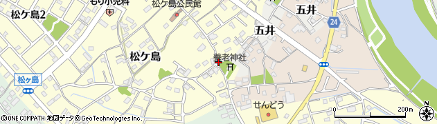 千葉県市原市松ケ島148周辺の地図
