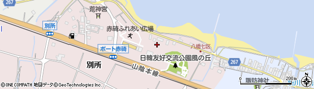 鳥取県東伯郡琴浦町別所160周辺の地図