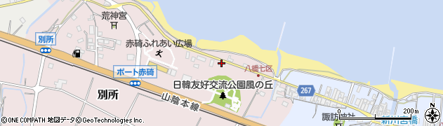 鳥取県東伯郡琴浦町別所154周辺の地図