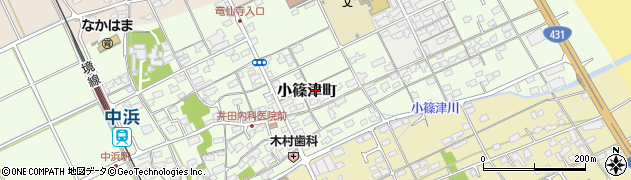 鳥取県境港市小篠津町522周辺の地図