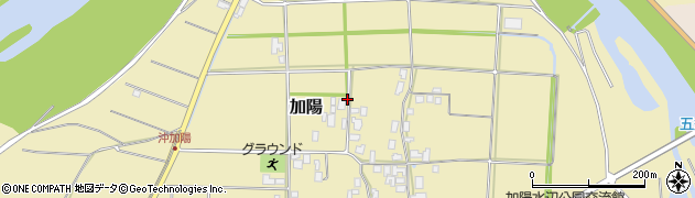 兵庫県豊岡市加陽周辺の地図