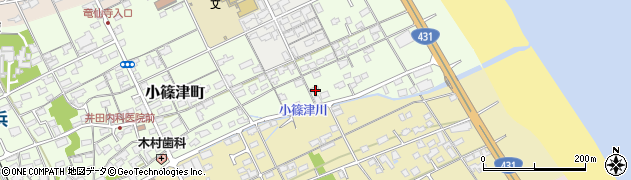 鳥取県境港市小篠津町296周辺の地図