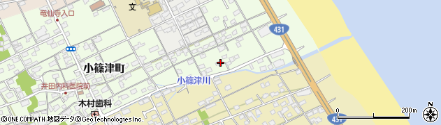 鳥取県境港市小篠津町299周辺の地図