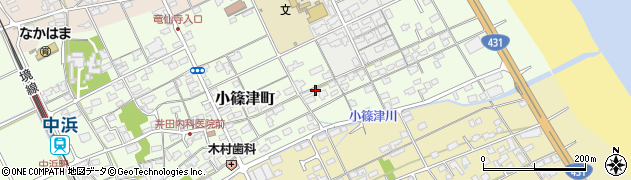 鳥取県境港市小篠津町252周辺の地図