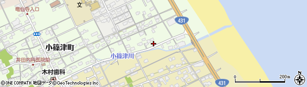 鳥取県境港市小篠津町301周辺の地図