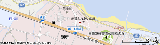 鳥取県東伯郡琴浦町別所250周辺の地図