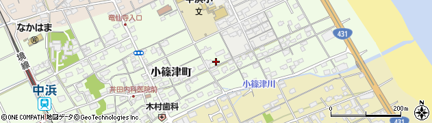 鳥取県境港市小篠津町256周辺の地図
