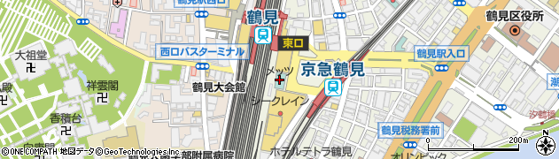 ＪＲ東日本ホテルメッツ横浜鶴見周辺の地図