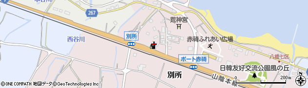 鳥取県東伯郡琴浦町別所342周辺の地図