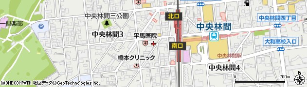 中央林間駅前郵便局 ＡＴＭ周辺の地図