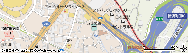 東京・湯河原温泉　万葉の湯周辺の地図